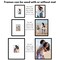 Americanflat Set of 3 Picture Frames - Gallery Wall Set with One 14x18 with 5x7 Mat, One 8x10 with 3.5x5 Mat and One 11x14 with 4x6 Mat - Black
